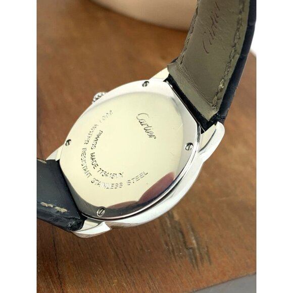Cartier Ronde Solo W6700155 Women\'s Watch Swiss Quartz Silver Dial Leather 29mm main image 10